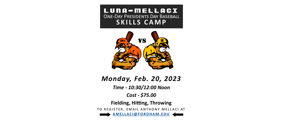 2023 LBSA / Mellaci President's Day Baseball Skills Camp